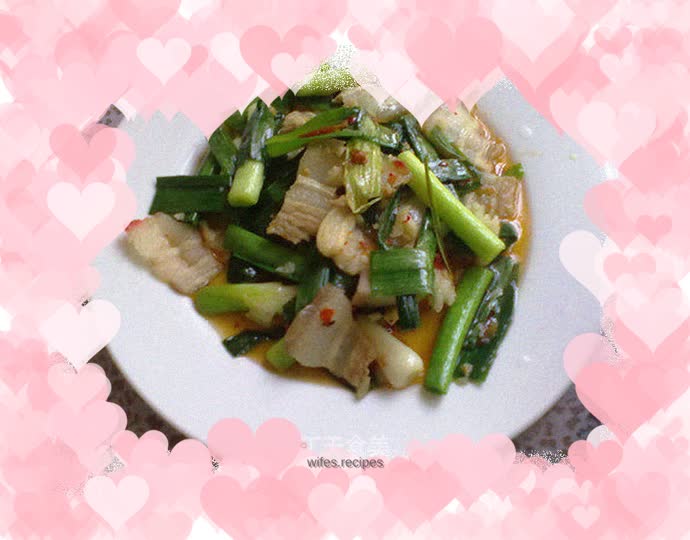 Garlic twice-cooked pork