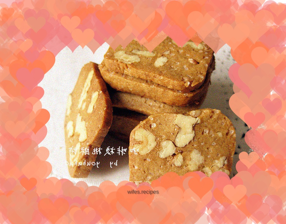 Coffee Walnut Shortbread