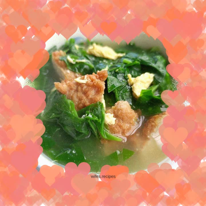 Commelina Meatball Soup