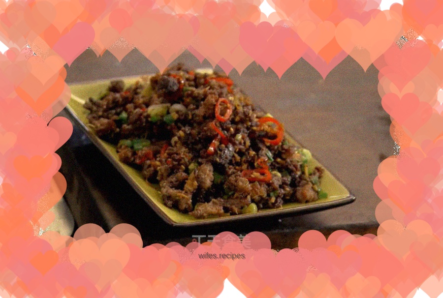 Red Pepper Beef——Gordon