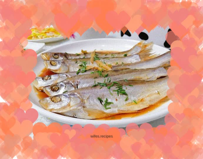 Steamed white fish