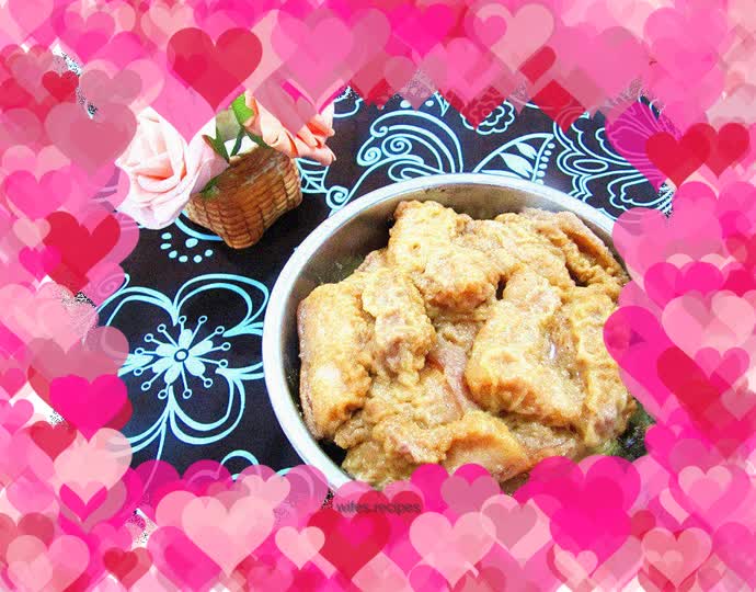 Rice vermicelli and meat