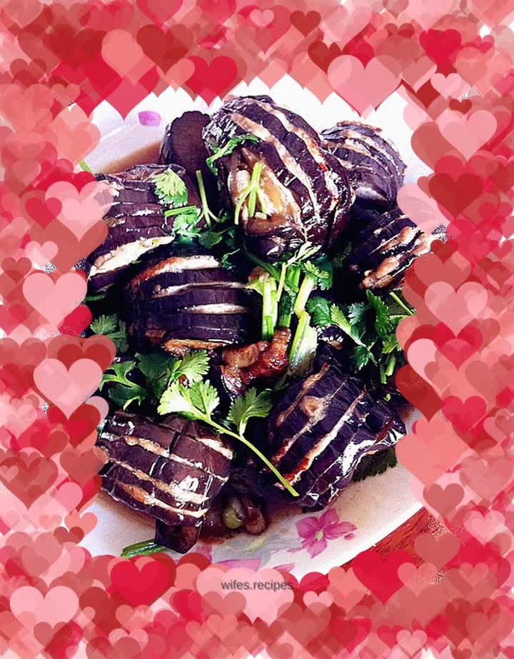 Fuel-saving version--home-cooked eggplant