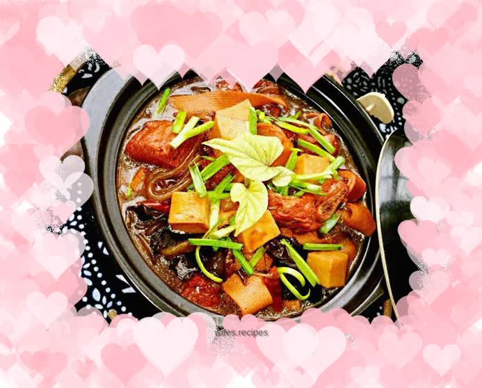 Warmth in winter---Pork ribs stewed