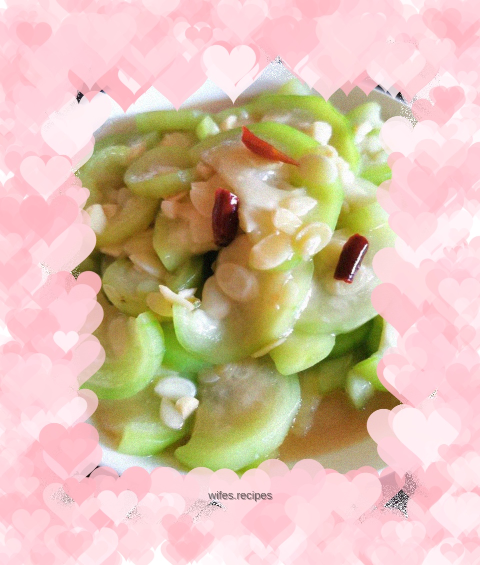 Stir-fried water melon