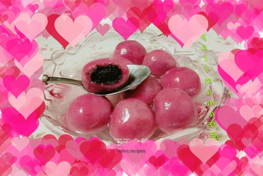 Homemade Red Core Fire Dragon Rice Balls