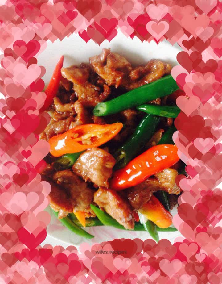 Sliced Pork with Spicy Pepper