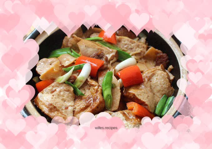 Warm and more delicious - secret stewed dried tofu