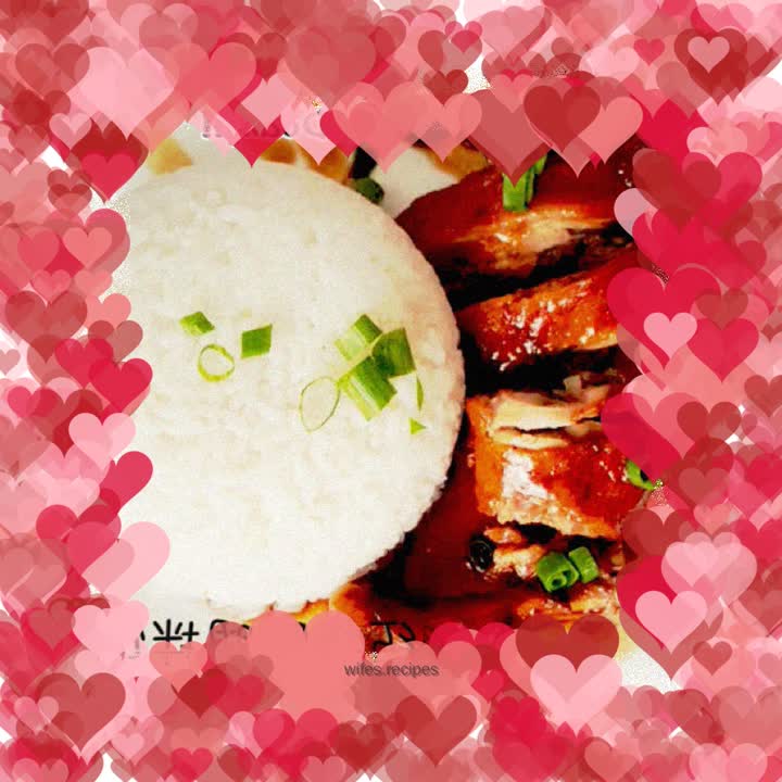 Braised duck leg with rice