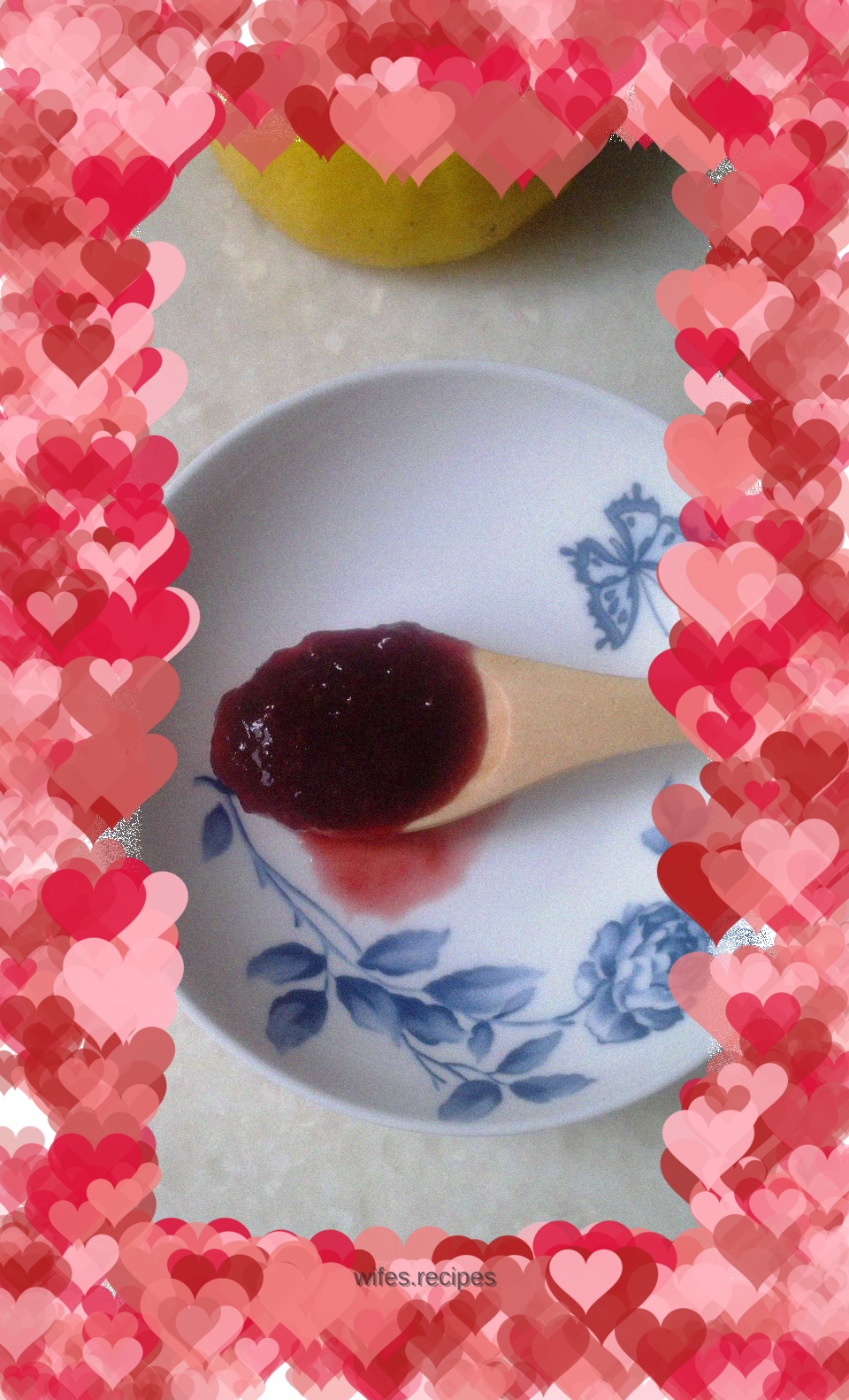 The temptation of burgundy---cherry jam