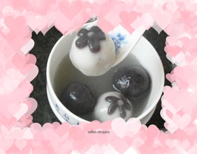 Fancy glutinous rice balls