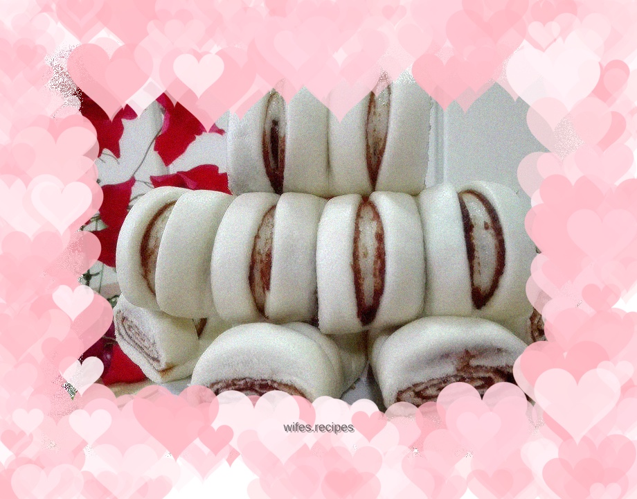 Red bean paste roll (one fermentation)