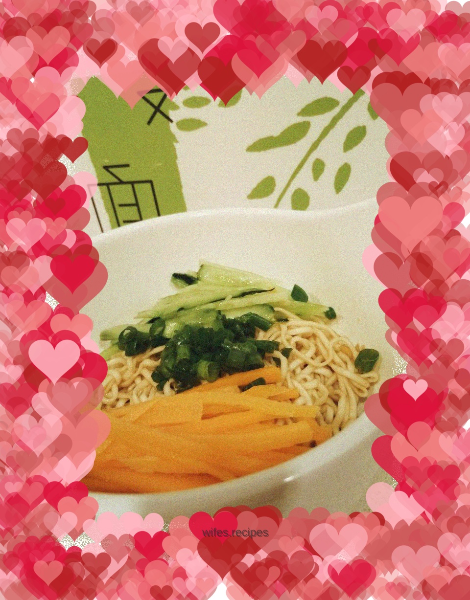 Cold noodles (only 3 minutes)