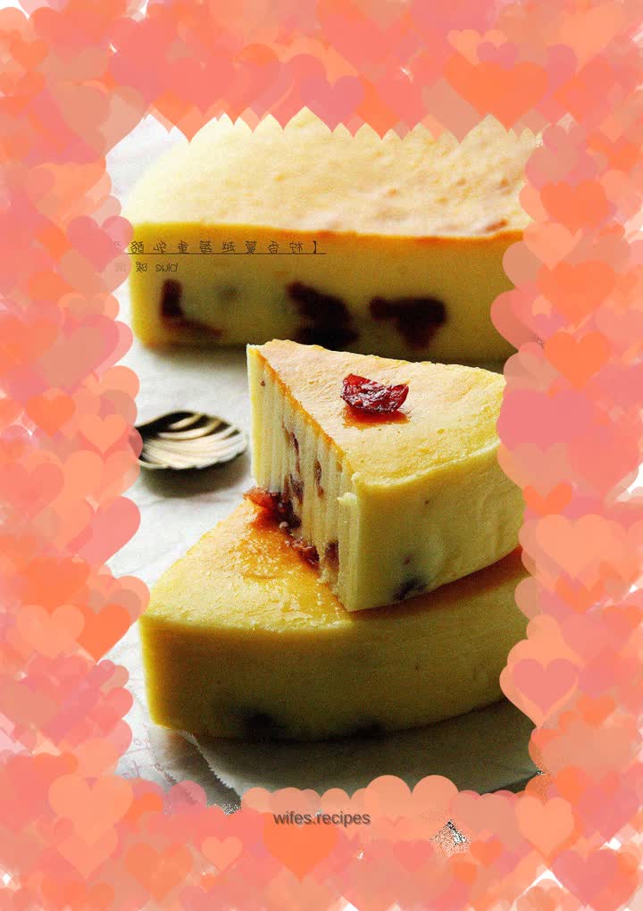 【Lemon Cranberry Heavy Cheesecake】