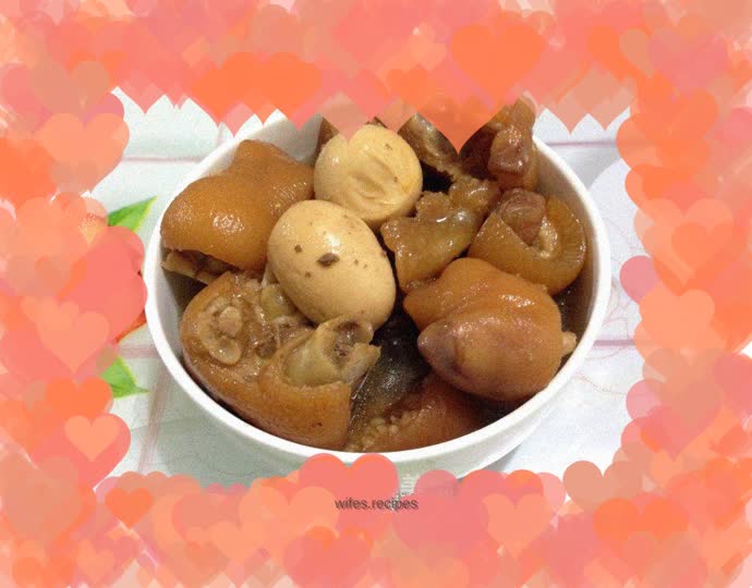 Braised Egg Pork Trotters