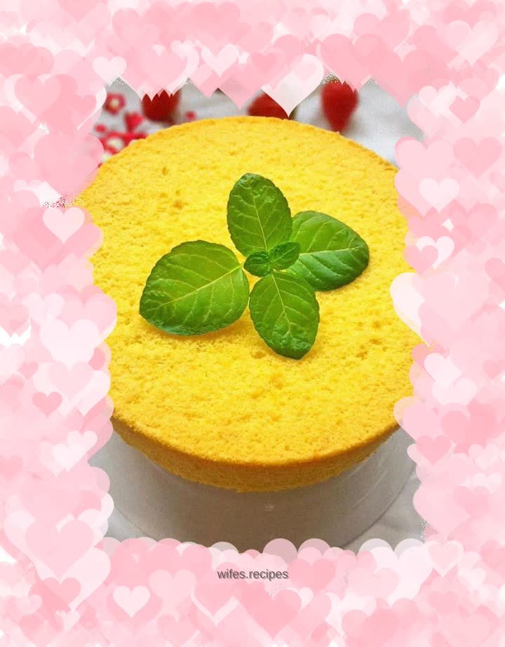 Six-inch chiffon cake