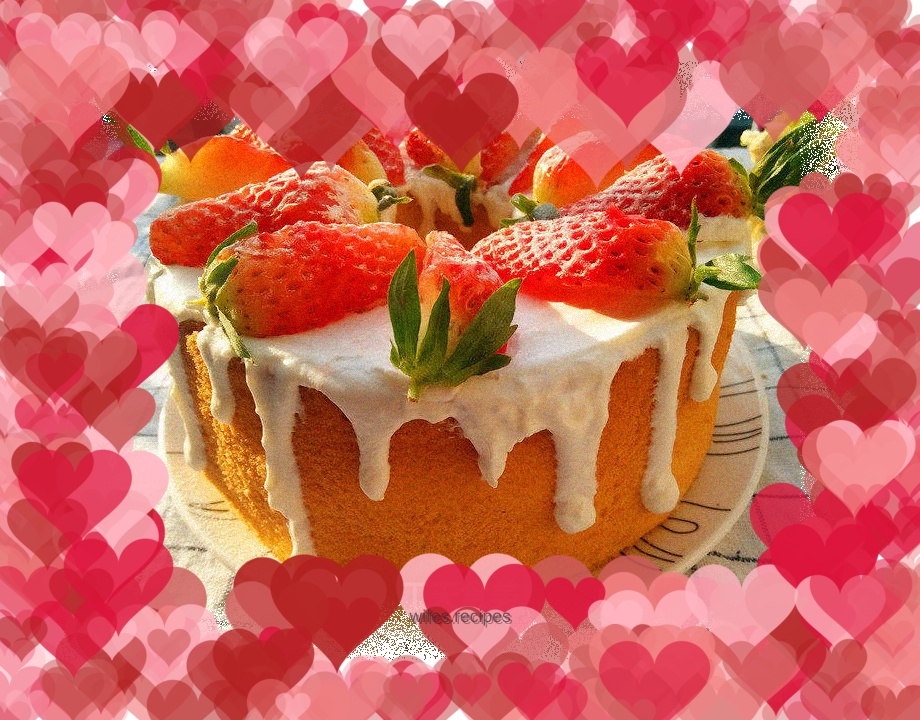 Yogurt Glazed Chiffon Cake