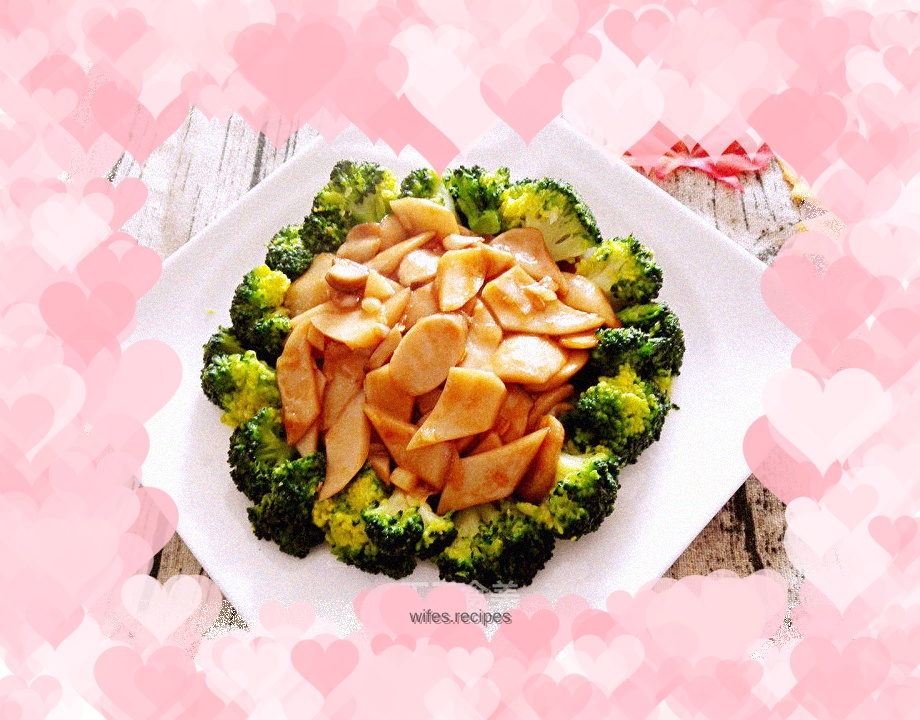 King Oyster Mushroom in Oyster Sauce