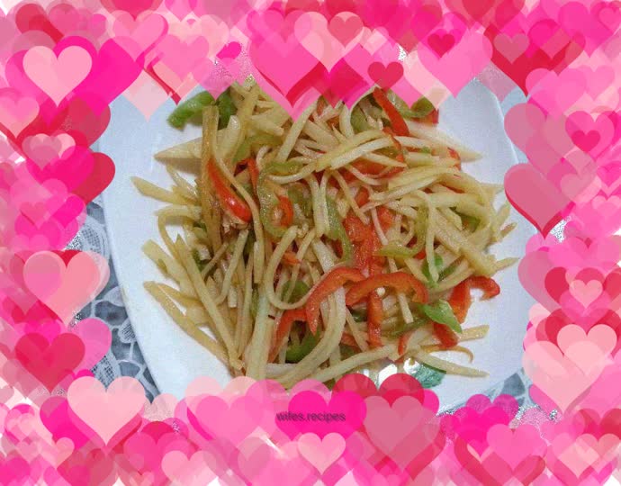 Vinegar potato shreds