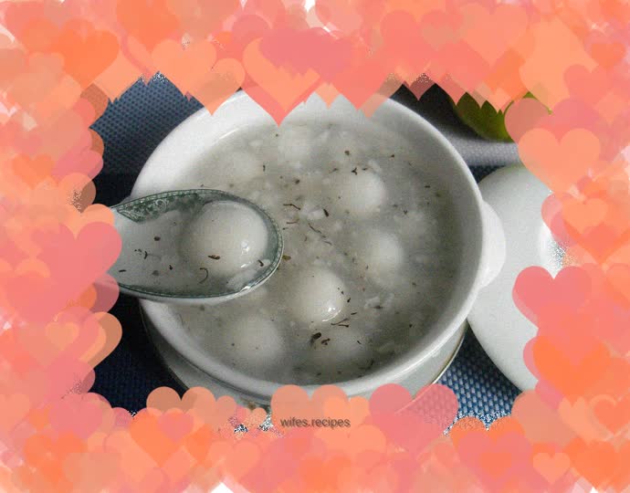 Rice wine, sweet-scented osmanthus glutinous rice balls