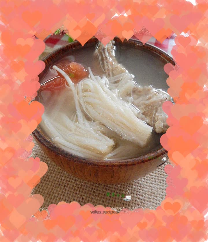 Tomato and Golden Needle Bone Soup