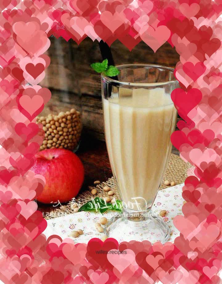 Apple soy milk