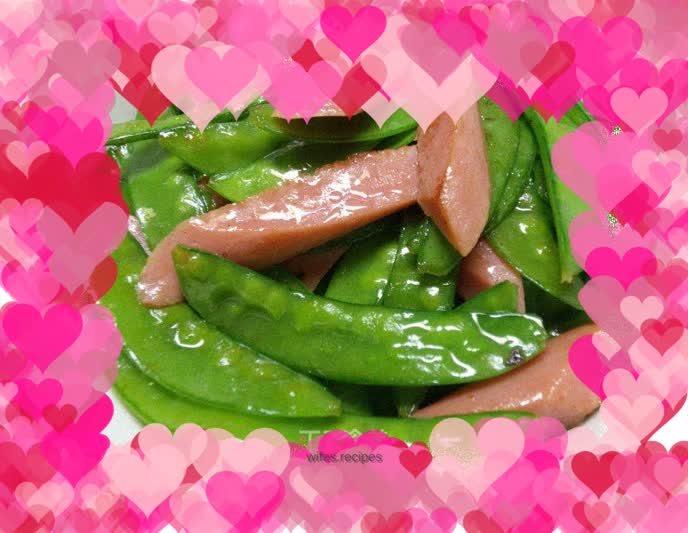 Sausage Snow Peas