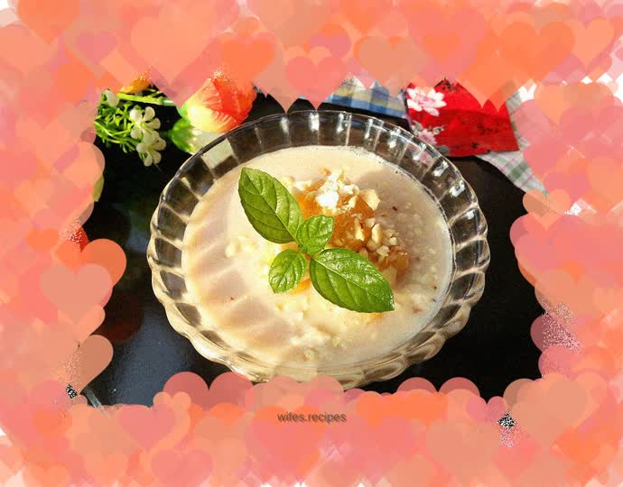 Milk tea and sweet potato