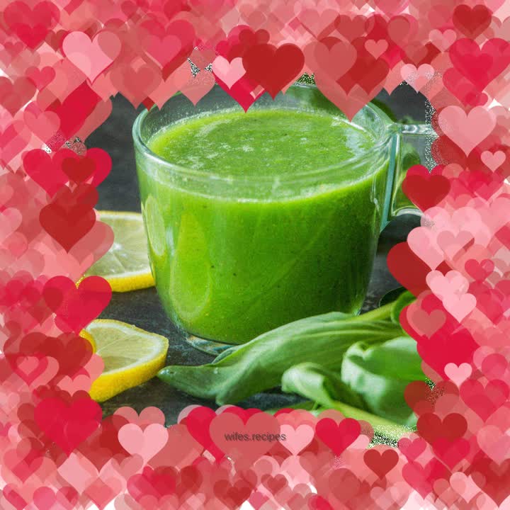 Not a simple komatsuna kiwi juice