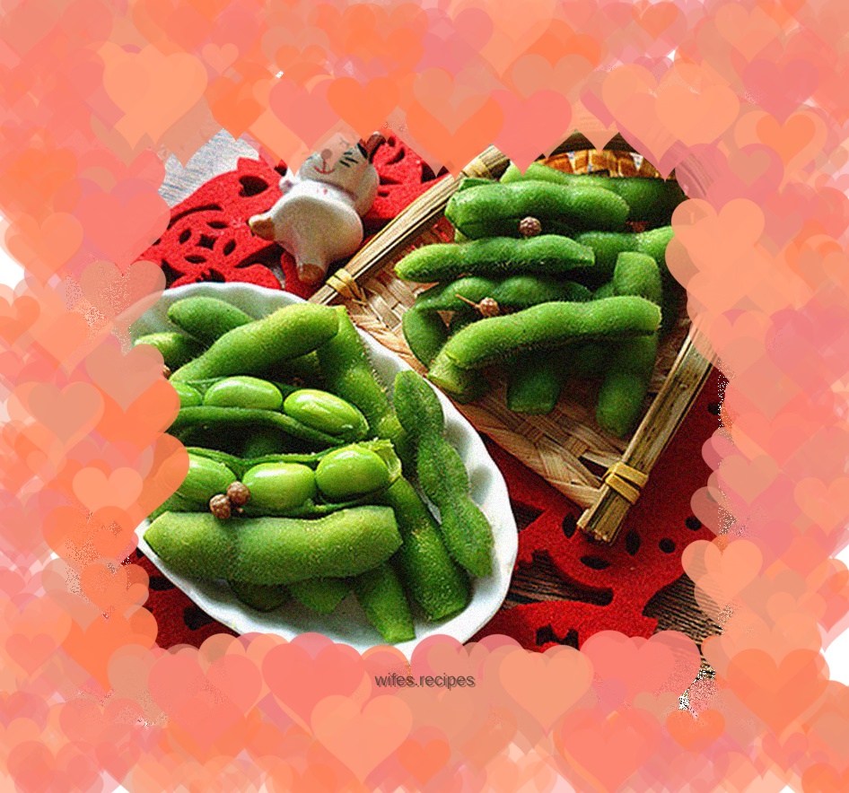 Salted edamame