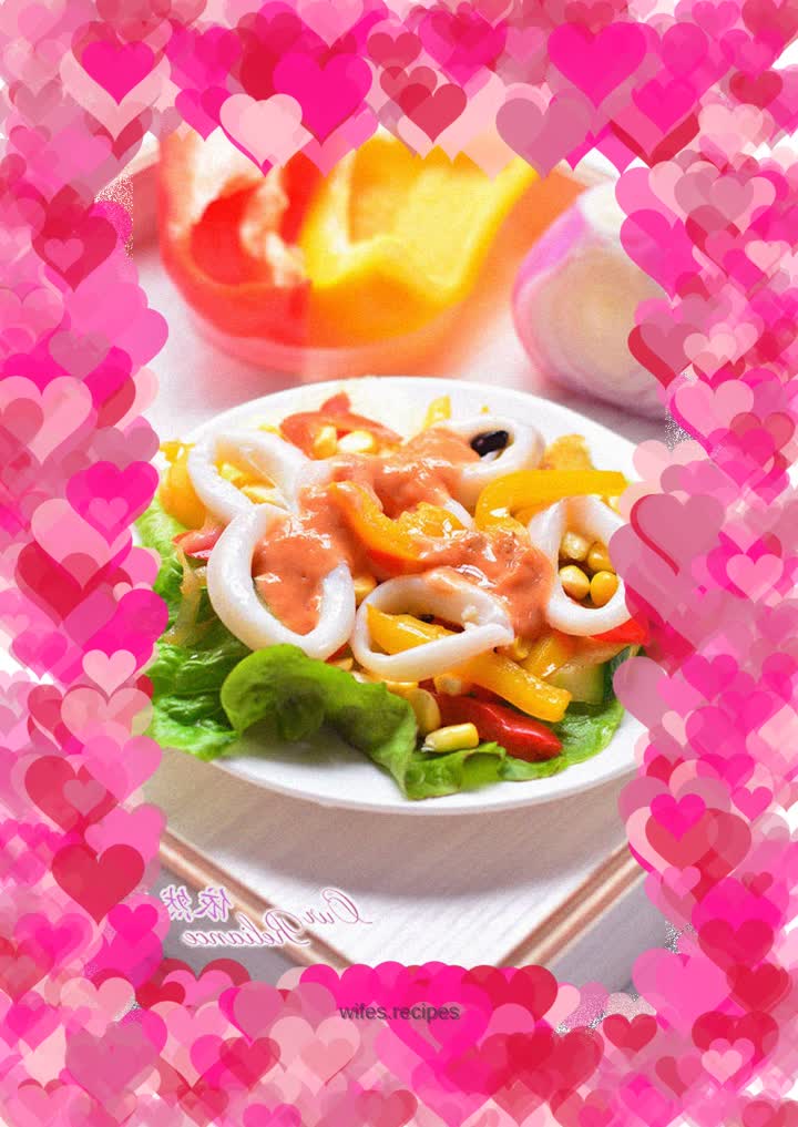 Fresh Squid Mexican Salad