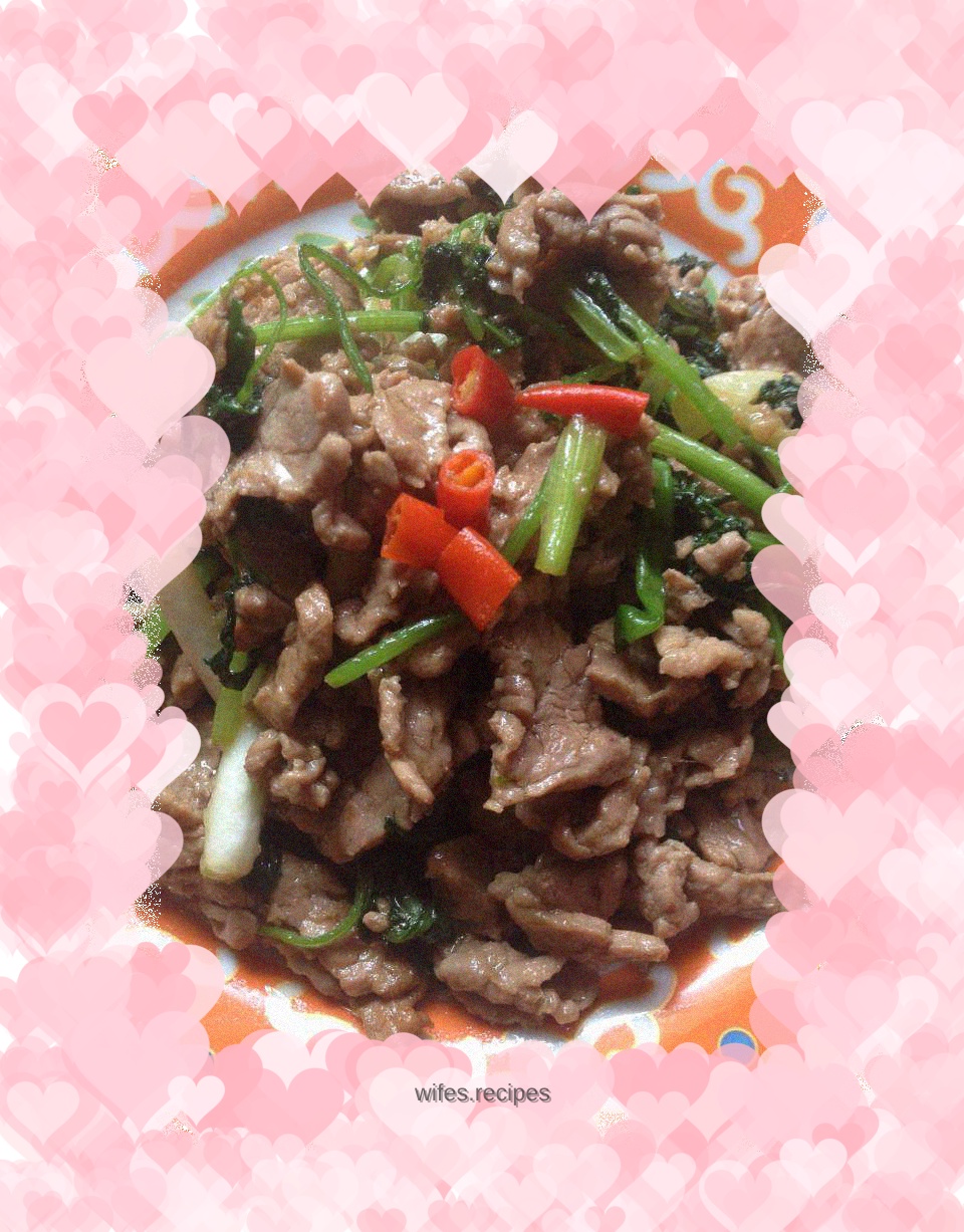 Thai stir-fried pork