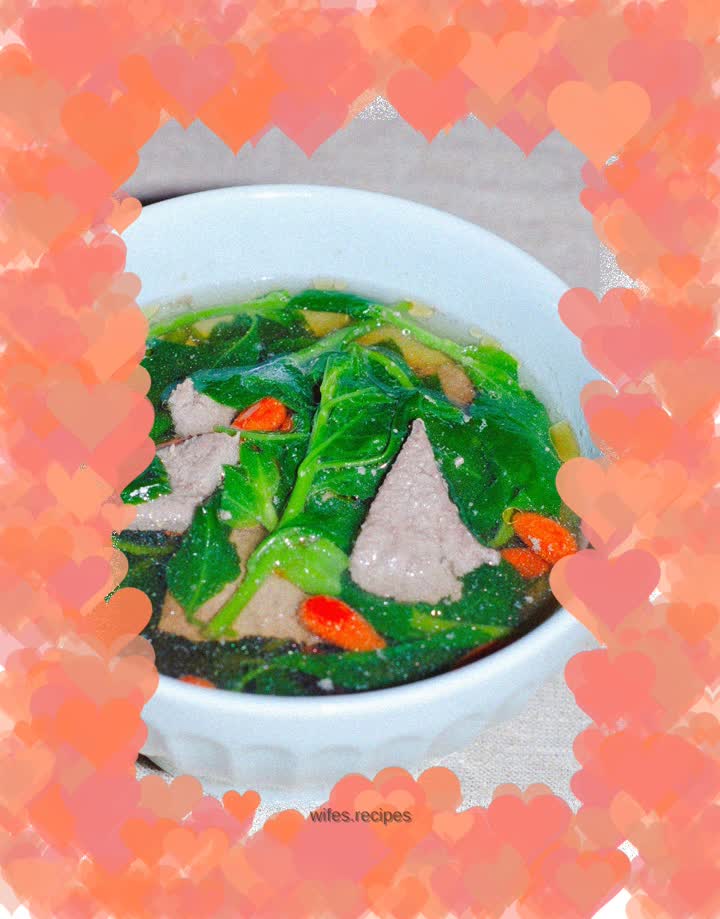 Wolfberry Sprouts and Pork Liver Soup