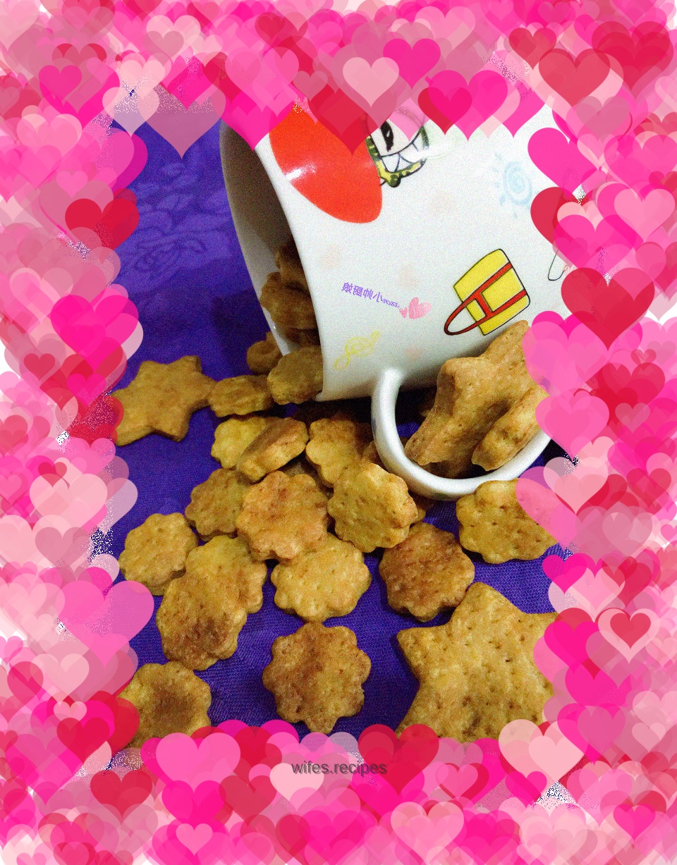 Crispy milky biscuits~Simple ingredient version of low-calorie biscuit snacks