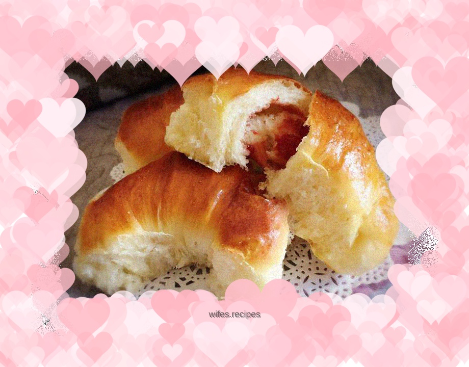 Jam Soft Croissant Bun