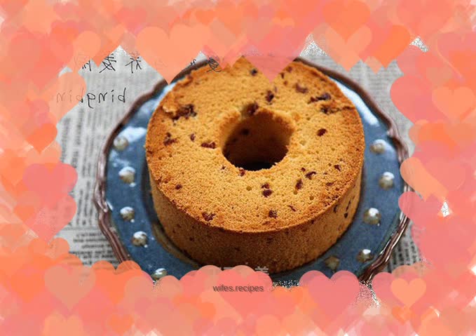 Make buckwheat into cake---Cranberry Buckwheat Chiffon