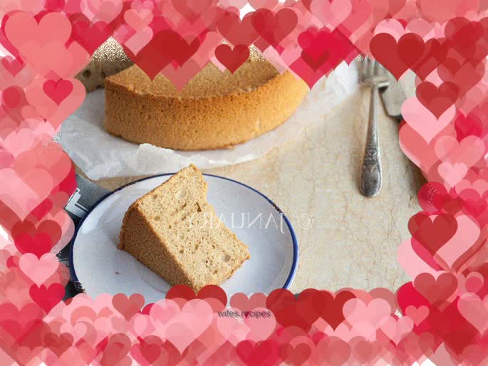 Brown sugar chiffon cake