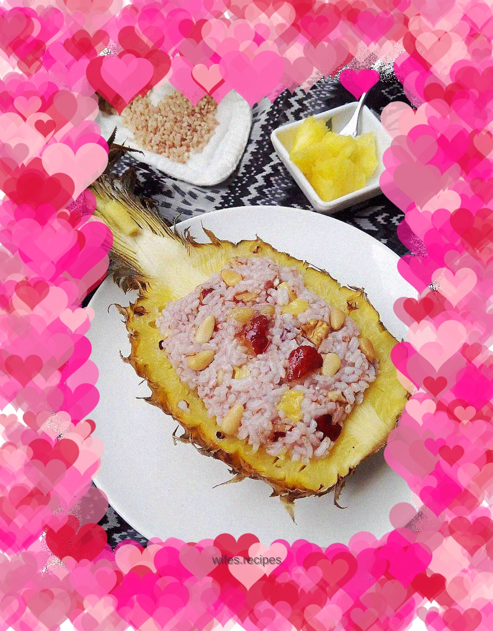 Red Rice and Pineapple Rice