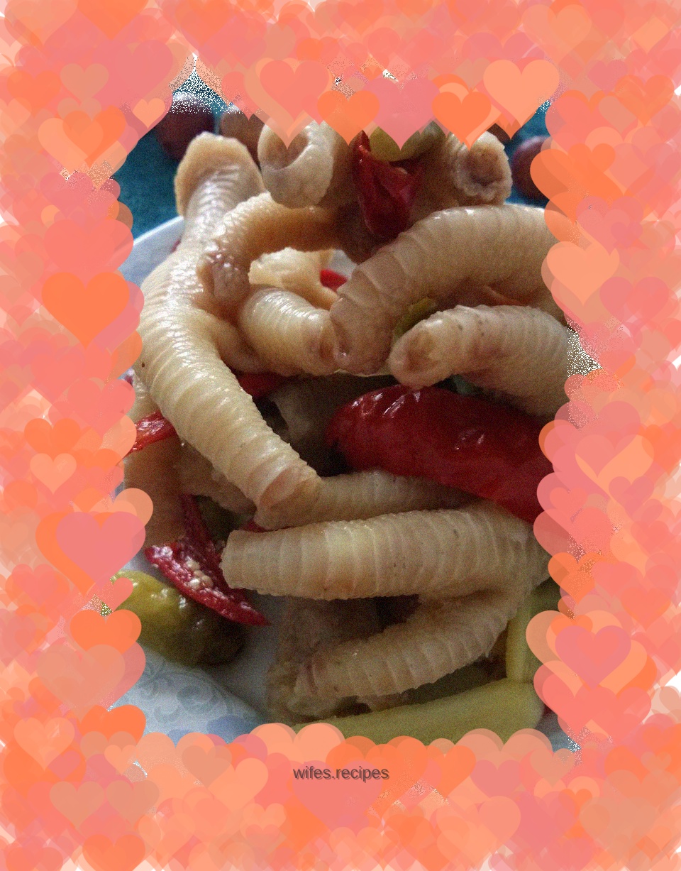 Soaked Chicken Hands