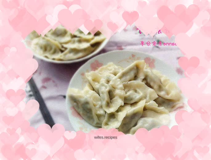 Fennel vegetarian dumplings