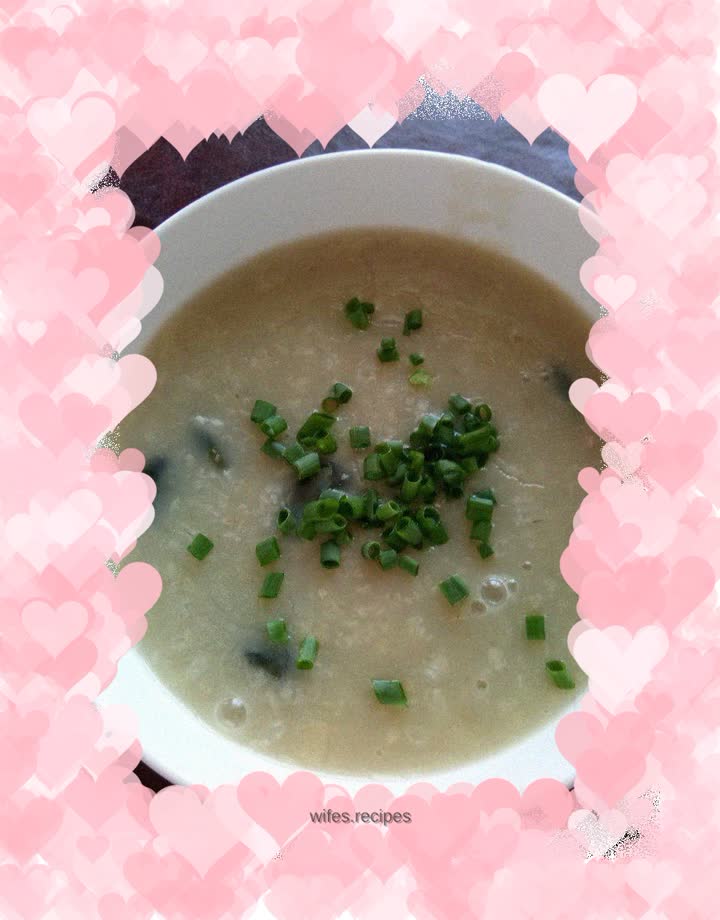 Preserved egg and lean meat porridge