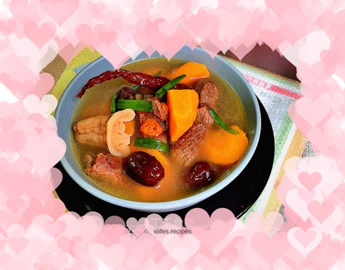 Herbal mutton warm-up scalding