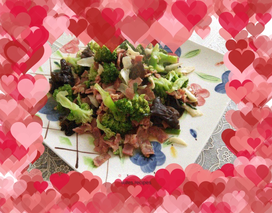 Stir-fried broccoli