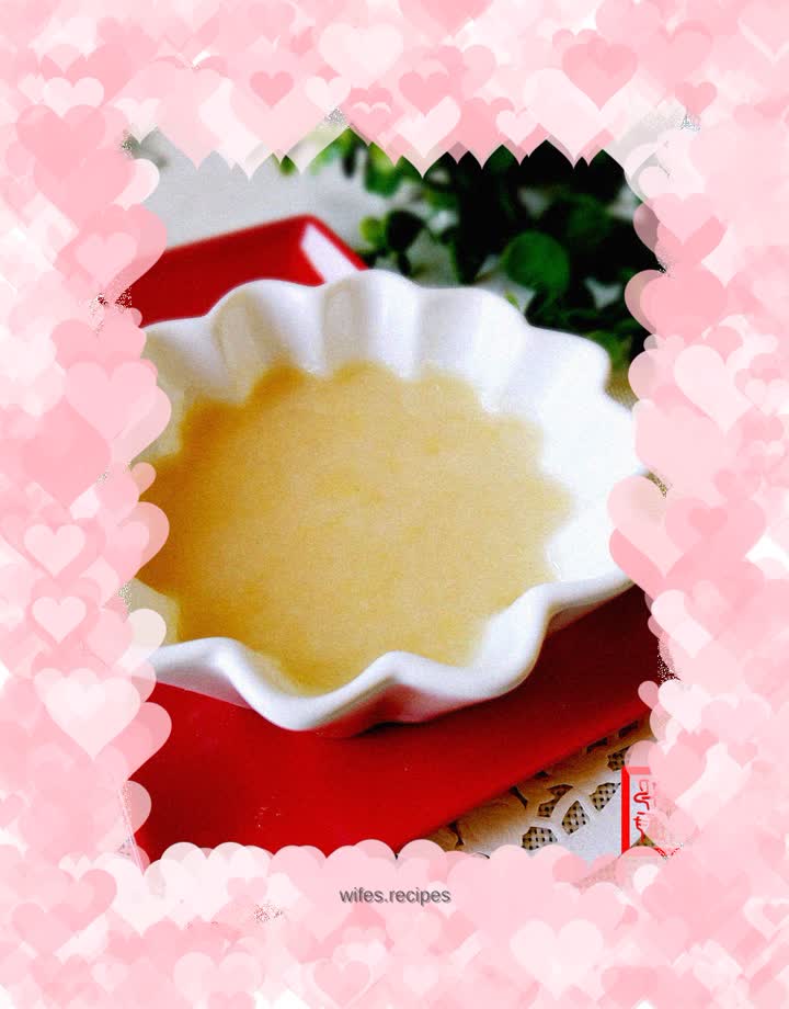 Baby food supplement - milky sweet potato rice cereal