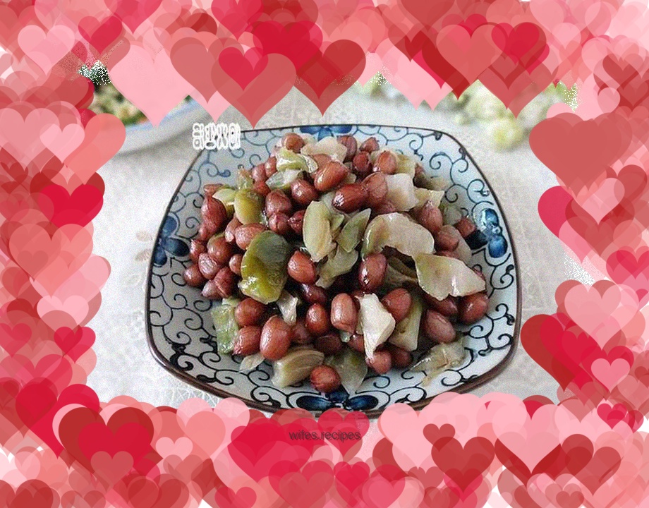 Roasted Peanuts with Mustard Vegetables