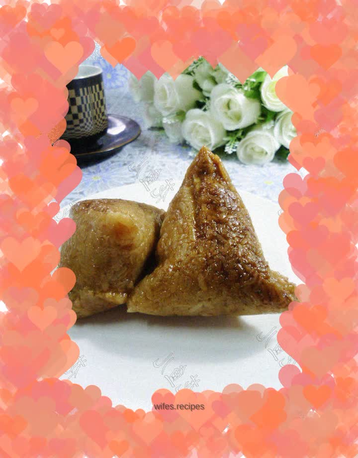 Peanut kernel, fresh meat and glutinous rice dumplings