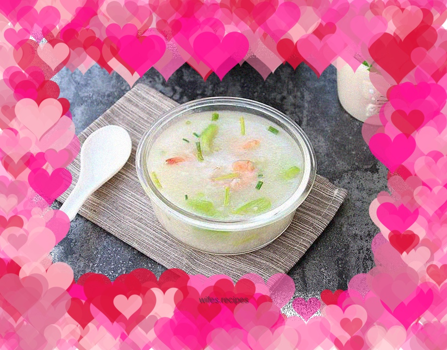Shrimp and Luffa Porridge
