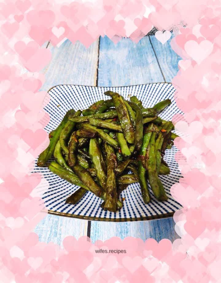 Dry Stir-fried Kidney Beans