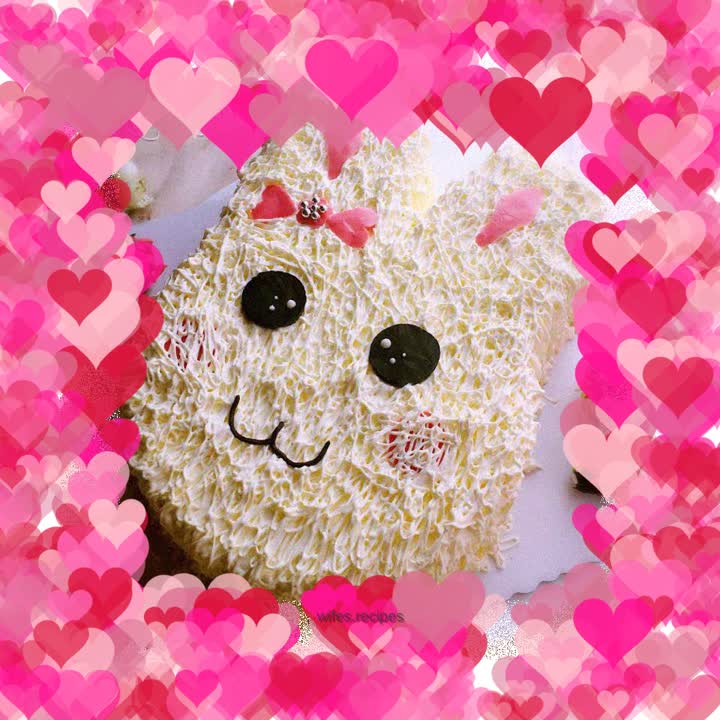 Bunny Cream Cake