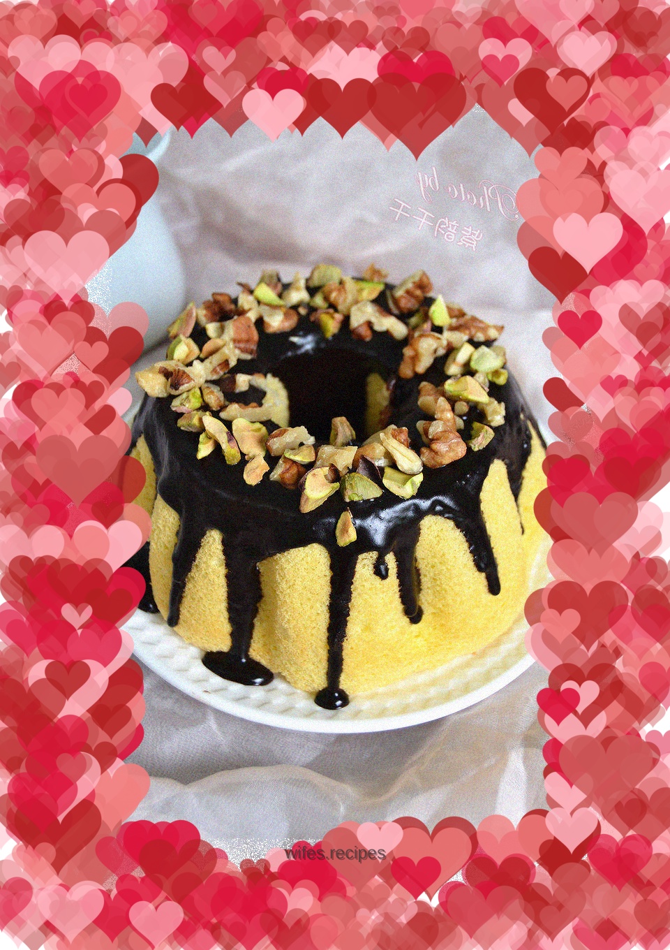 Brownie Chocolate Glaze Cake